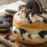 Oreo Cheesecake Donut Burger recipe
