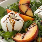 Peach Burrata Salad recipe