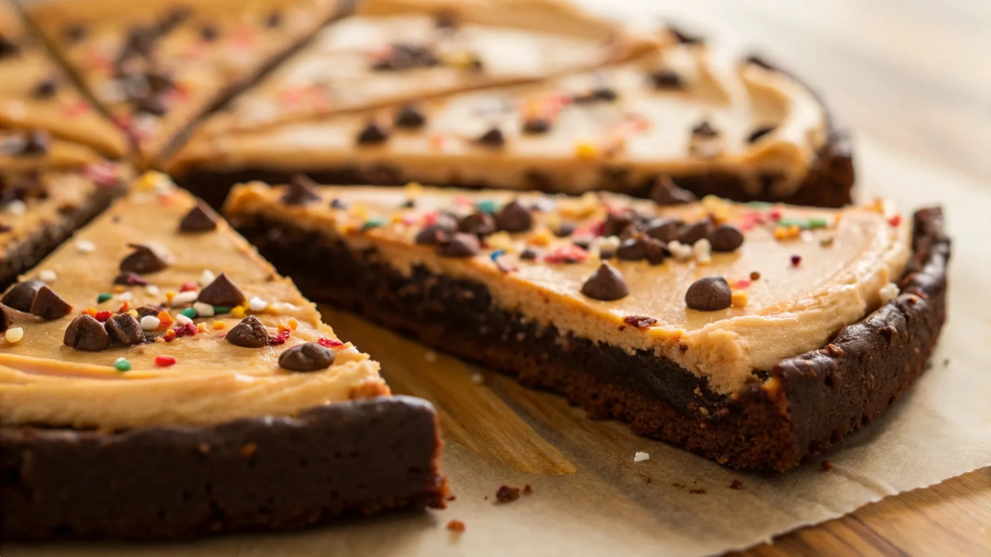 Peanut Butter Brownie Pizza recipe