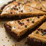 Peanut Butter Brownie Pizza