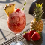 Pineapple Strawberry Slushies recipe