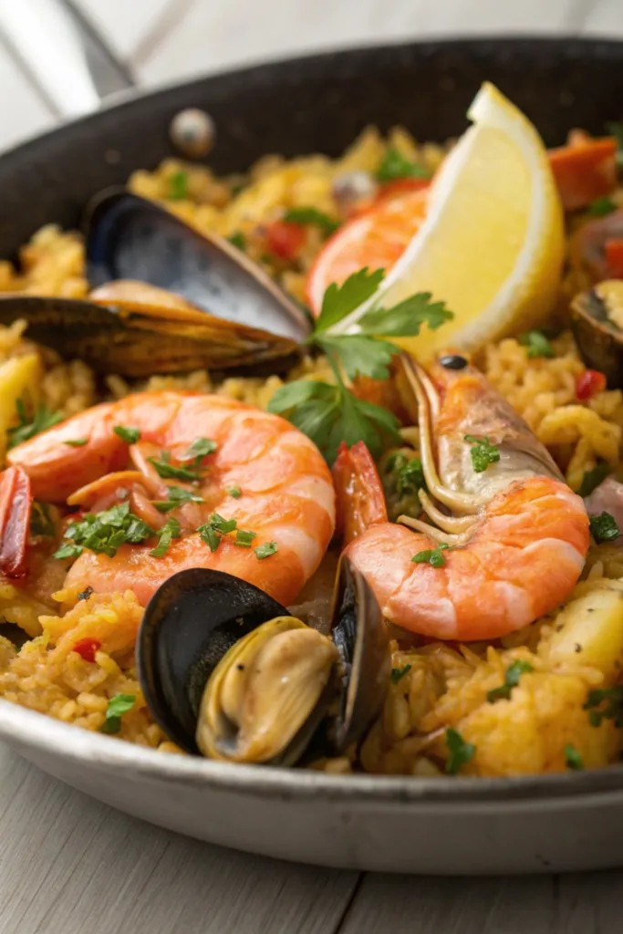 Seafood Paella recipe