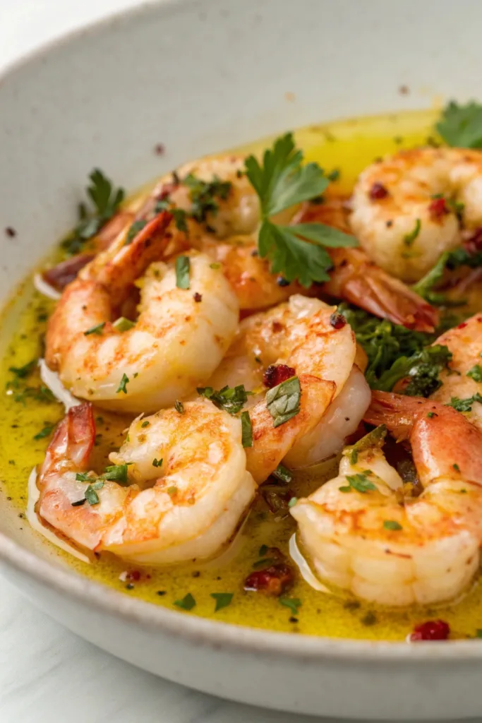 Spicy Lemon Garlic Shrimp recipe