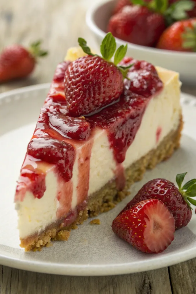Strawberry Cheesecake Cake