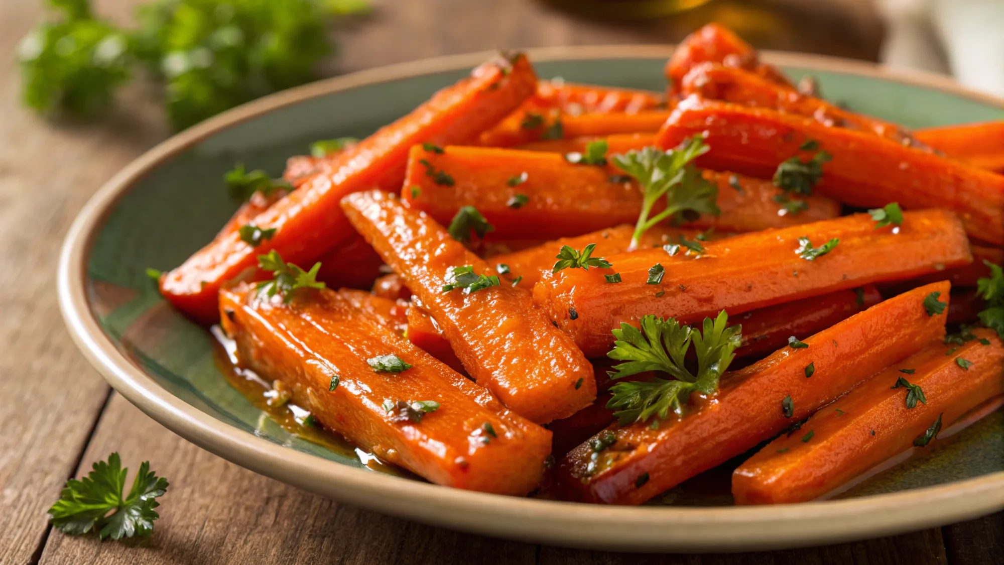 Sweet Honey Glazed Carrots
