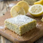 Baked Lemon Poppy Seed Bars recipe