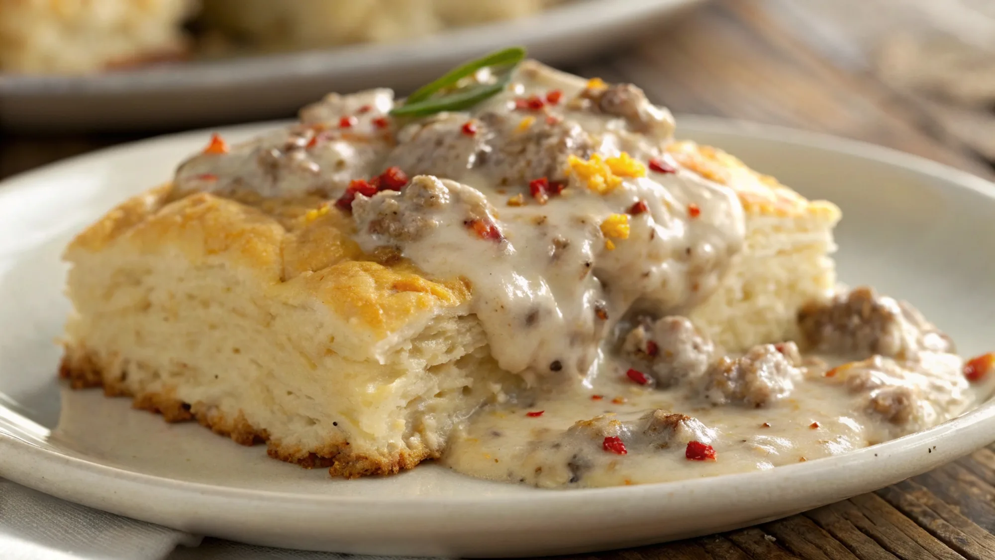 Biscuits and Gravy Casserole recipe