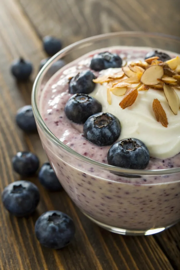 Blueberry Chia Seed Pudding recipe