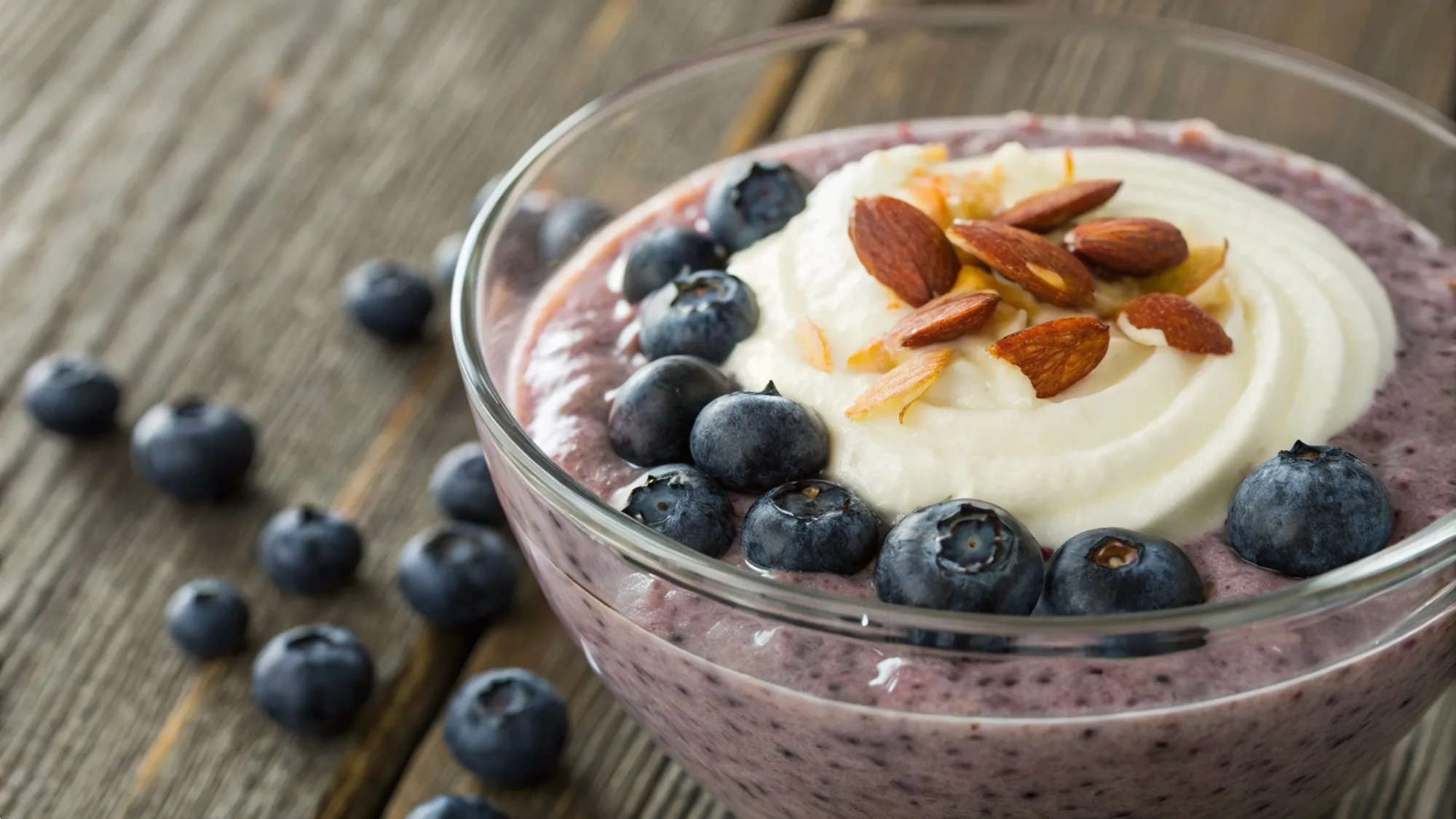 Blueberry Chia Seed Pudding
