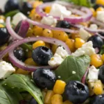 Blueberry Corn Feta Salad recipe