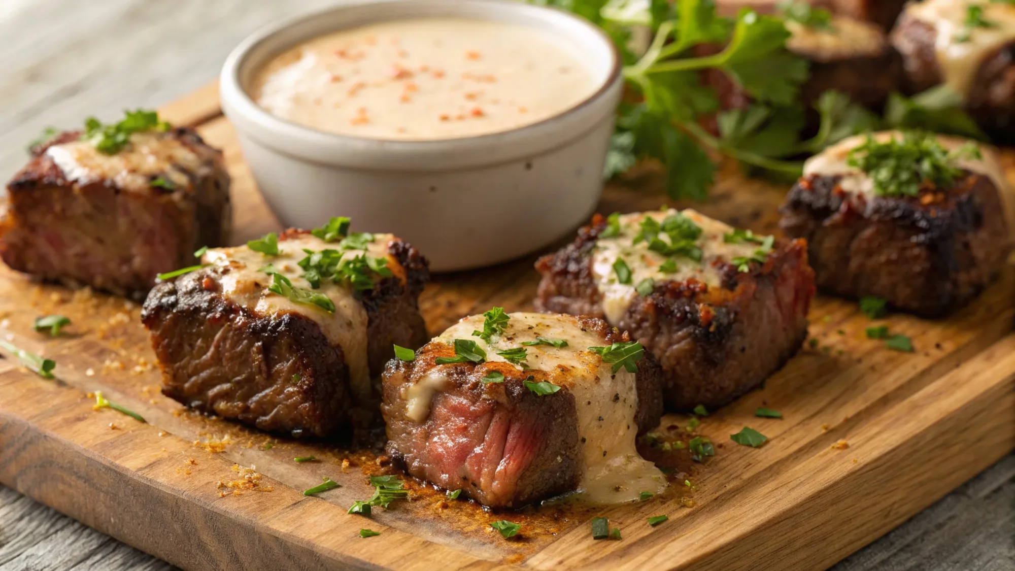 Cajun Parmesan Steak Bites recipe