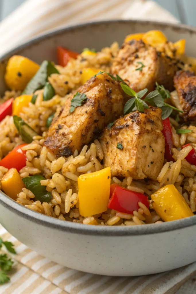 Caribbean Chicken and Rice recipe