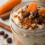 Carrot Cake Overnight Oats recipe