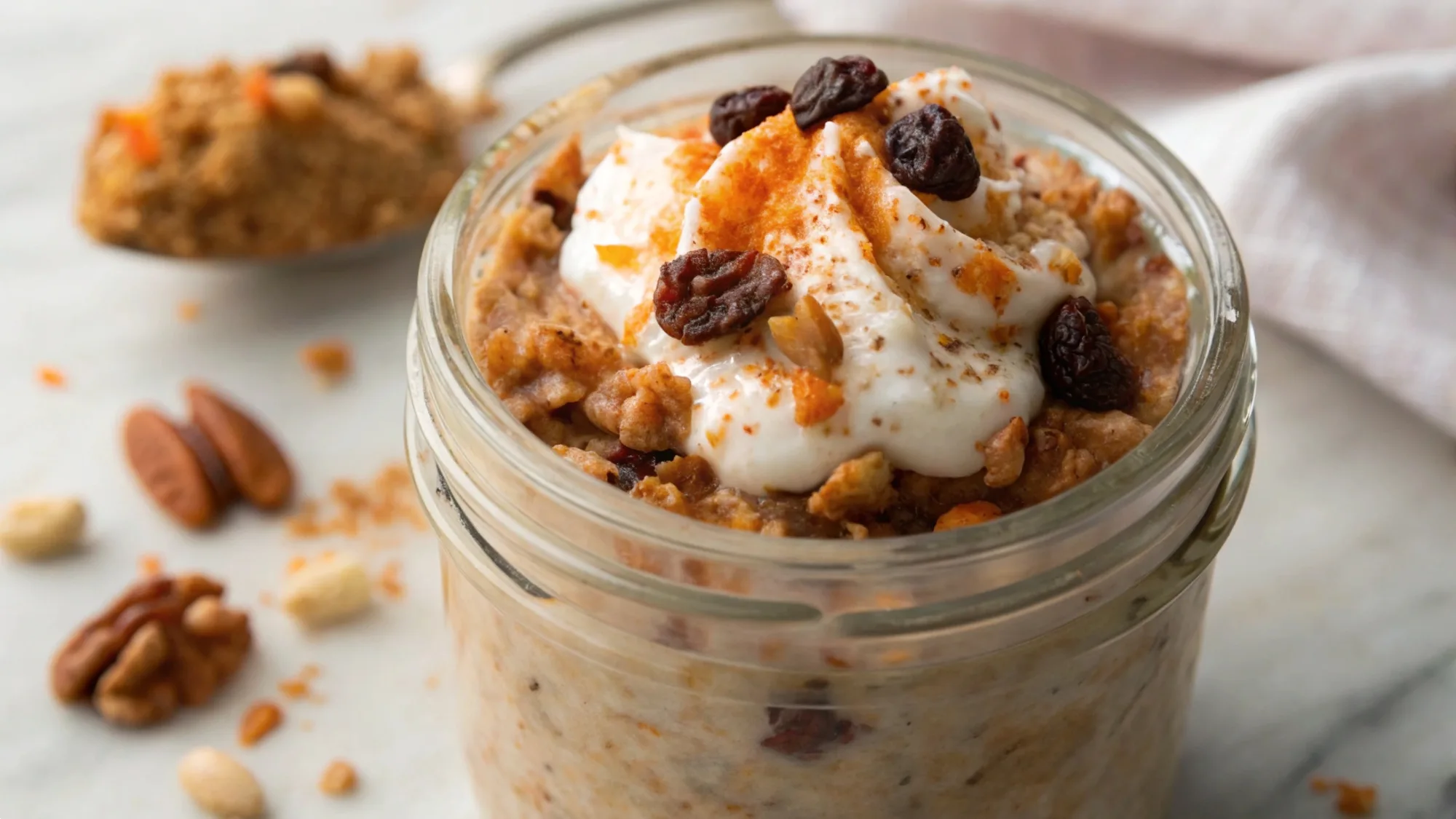 Carrot Cake Overnight Oats