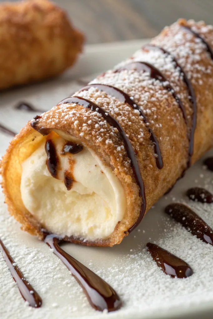 Cheesecake Egg Rolls recipe