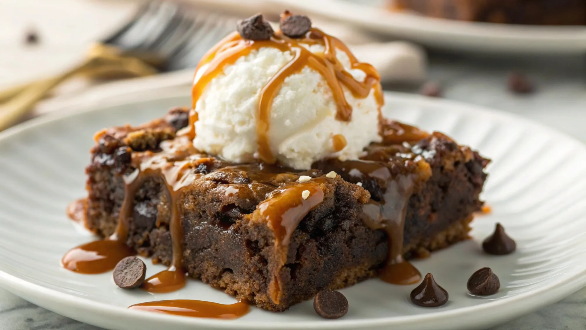 Chocolate Caramel Dump Cake