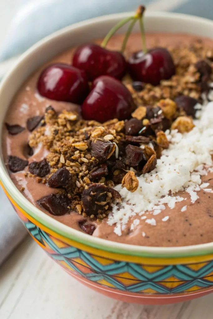 Chocolate Cherry Smoothie Bowl recipe