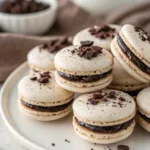 Cookies and Cream Macarons recipe