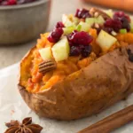 Cranberry Apple Twice-Baked Sweet Potatoes recipe