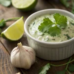 Creamy Cilantro Garlic Sauce recipe