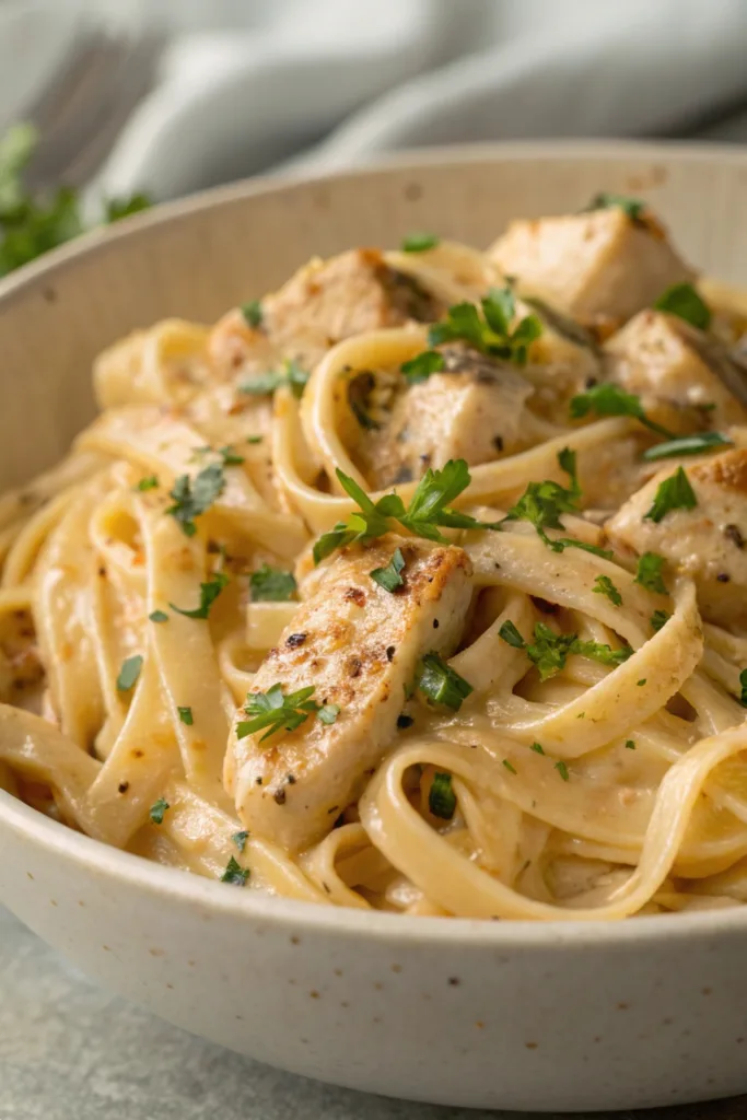 Creamy Honey Garlic Chicken Pasta