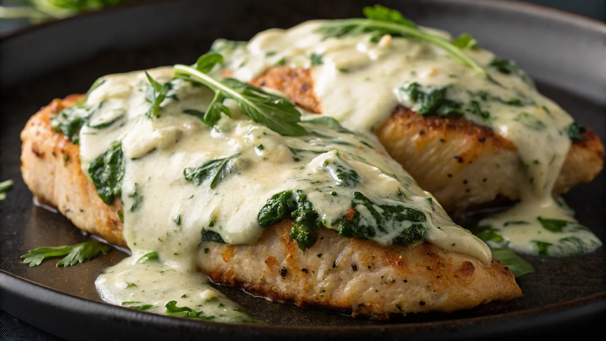 Creamy Spinach Artichoke Chicken