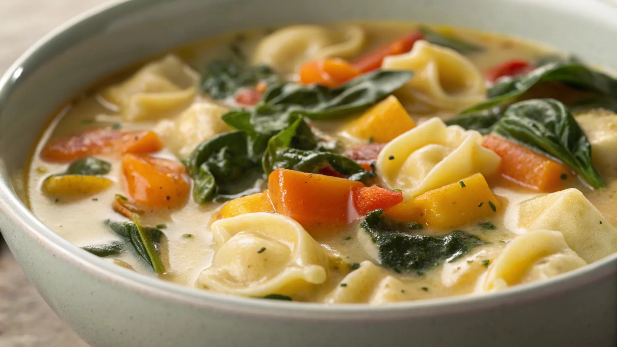 Creamy Tortellini Soup recipe