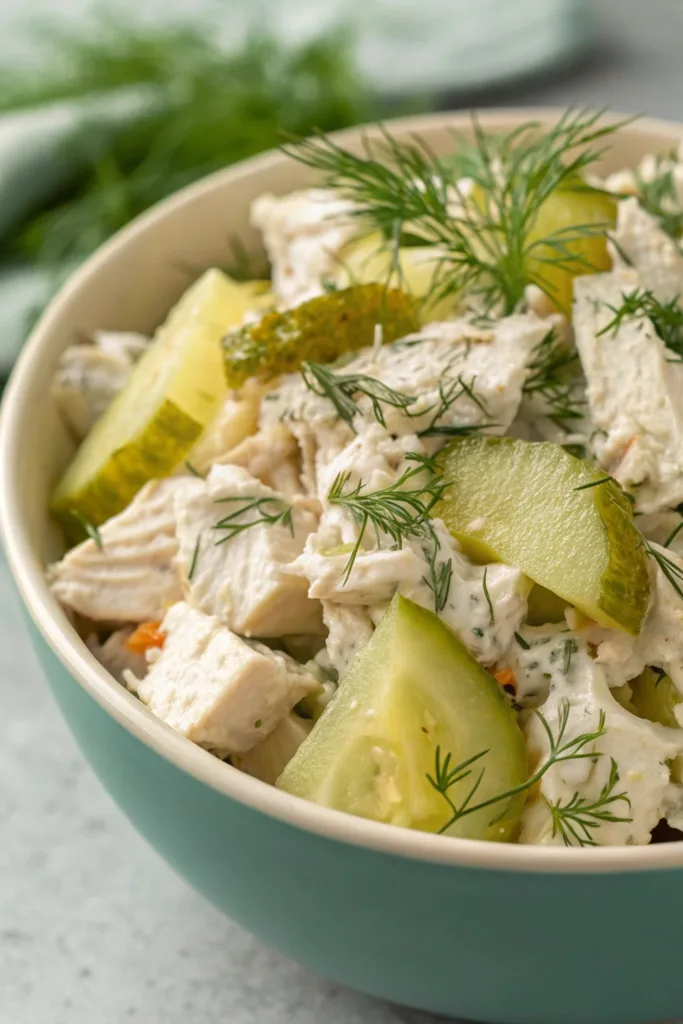 Dill Pickle Chicken Salad