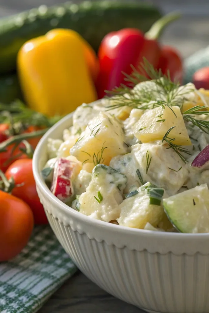 Dill Pickle Potato Salad