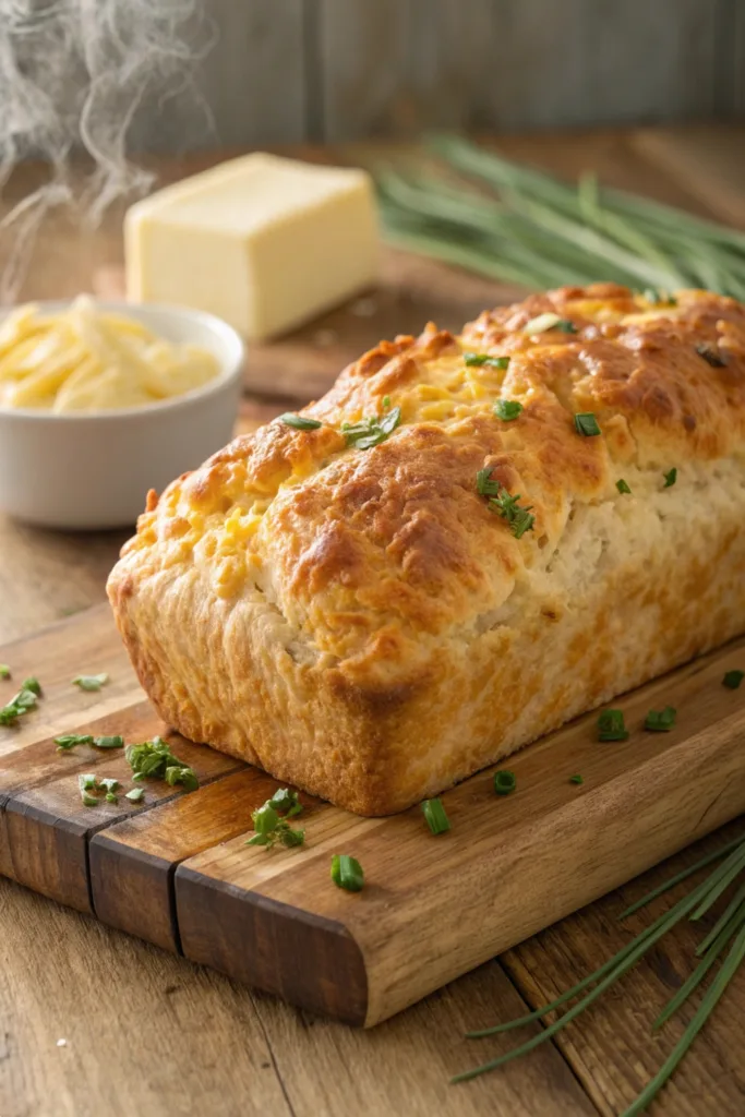 Easy Cheesy Biscuit Loaf