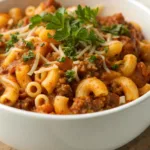 Easy Homemade Beefaroni recipe