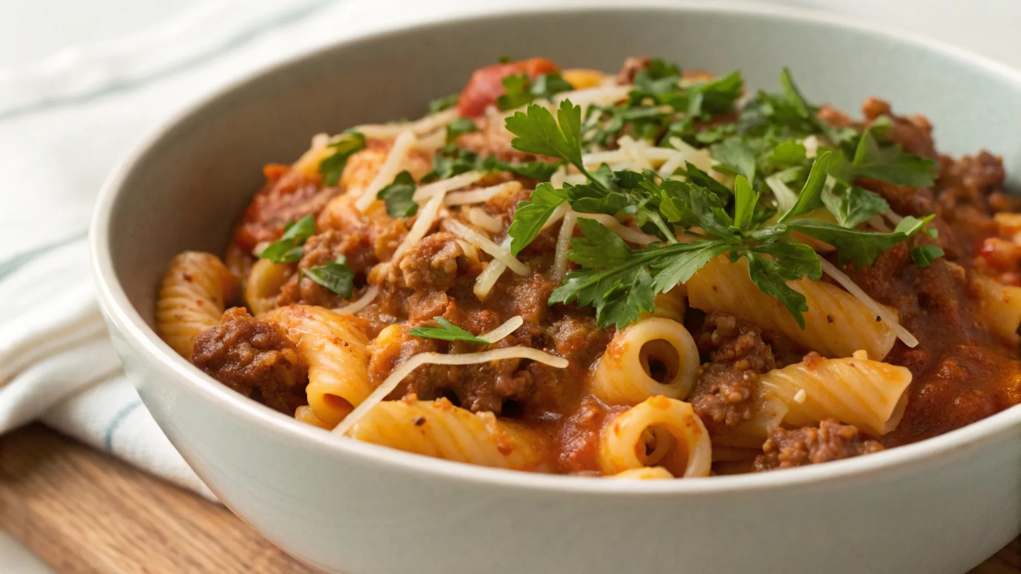 Easy Homemade Beefaroni