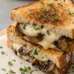 Garlic Mushroom Grilled Cheese