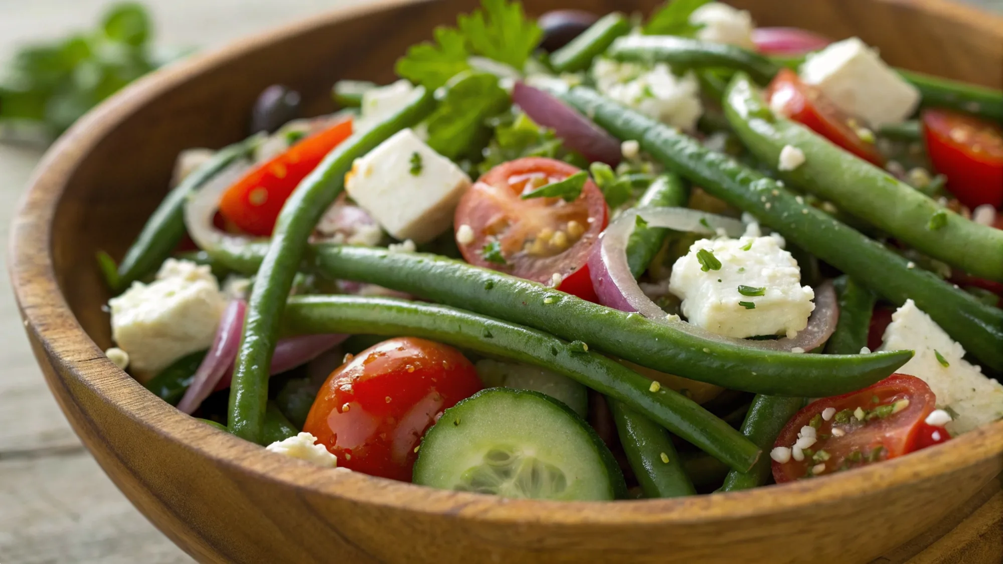 Green Bean Feta Salad