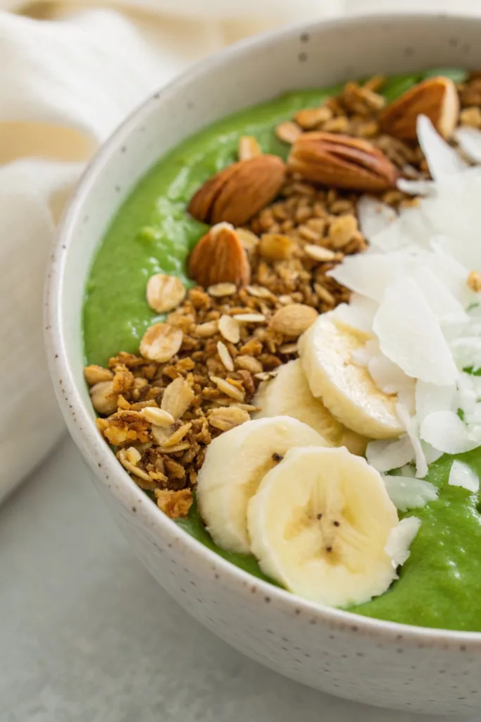 Green Glow Detox Smoothie Bowl recipe