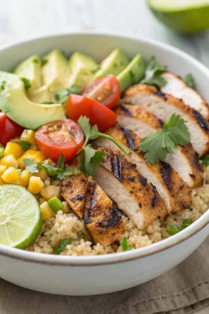Grilled Chicken Bowl recipe