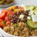 Healthy Greek Turkey Bowl