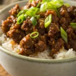 Honey Garlic Ground Beef