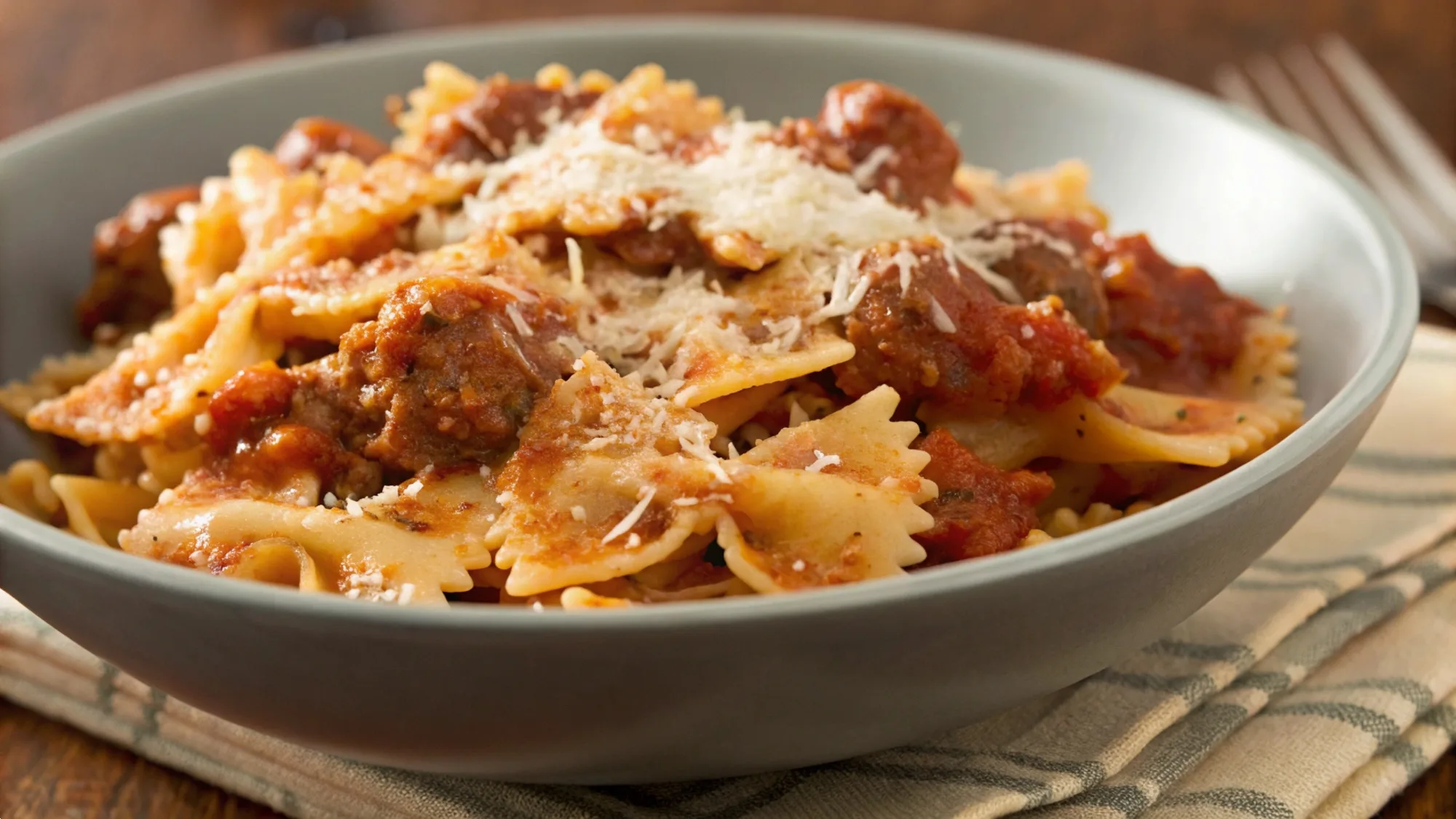 Italian Sausage Bow Tie Pasta recipe