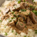Keto Beef Stroganoff