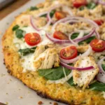 Mediterranean Tzatziki Chicken Pizza recipe