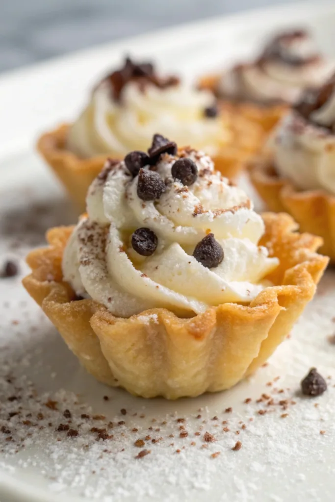 Mini Cannoli Cups recipe