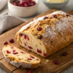 No-Knead Cranberry Bread