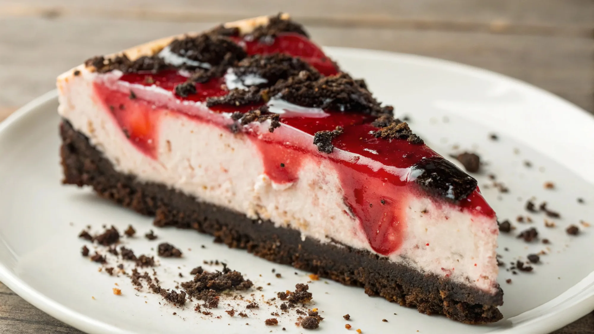 Oreo Cherry Cheesecake recipe