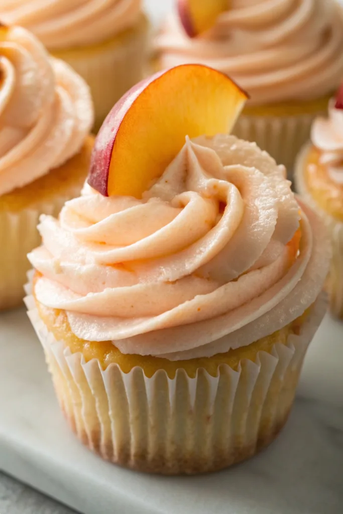 Peach Bellini Cupcakes recipe