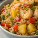 Pineapple Teriyaki Shrimp Fried Rice