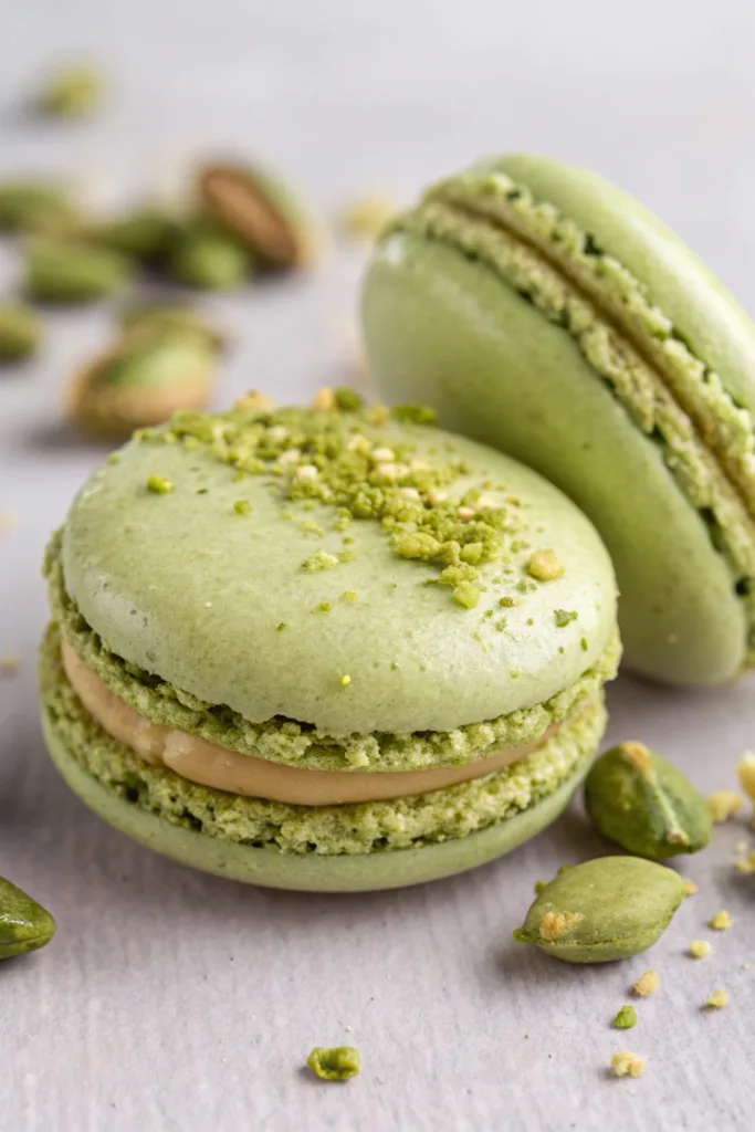 Pistachio Macarons recipe
