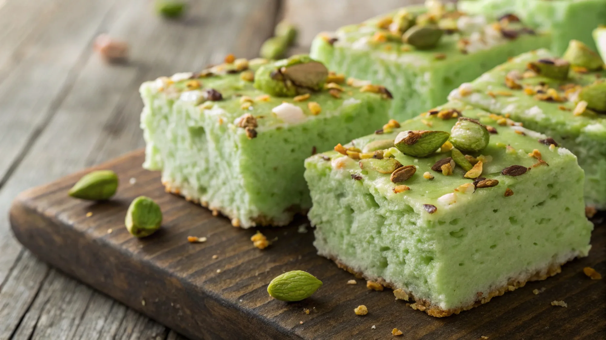 Pistachio Rice Krispie Treats recipe