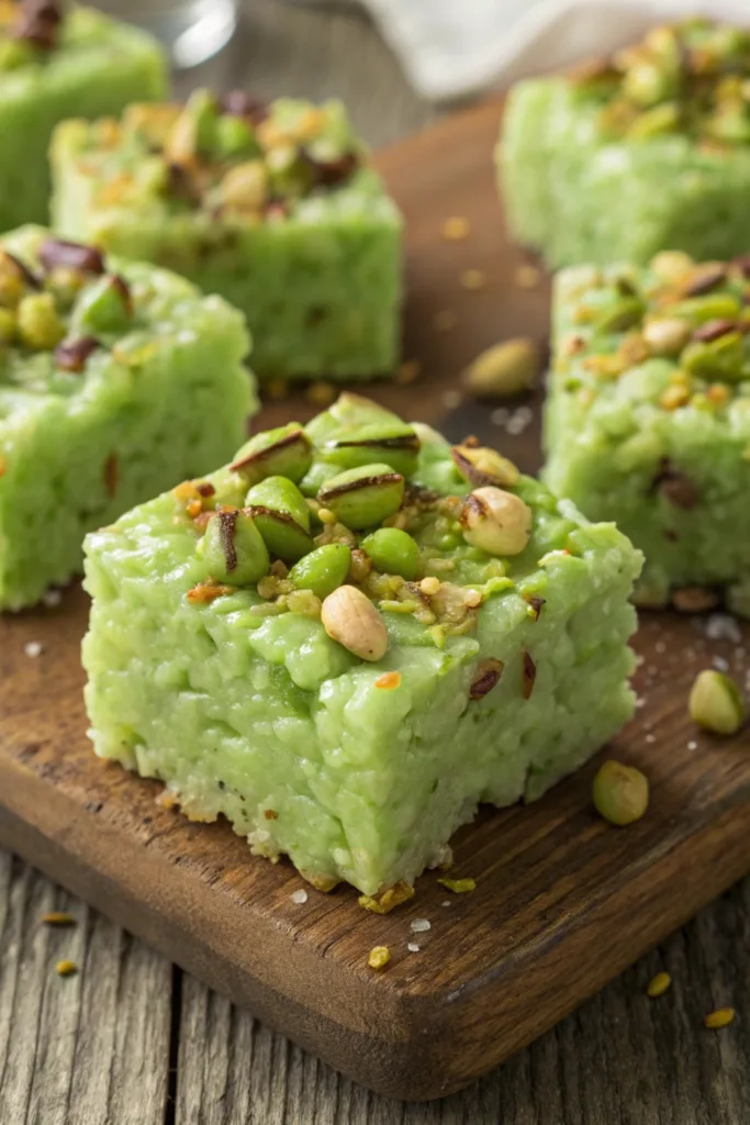 Pistachio Rice Krispie Treats