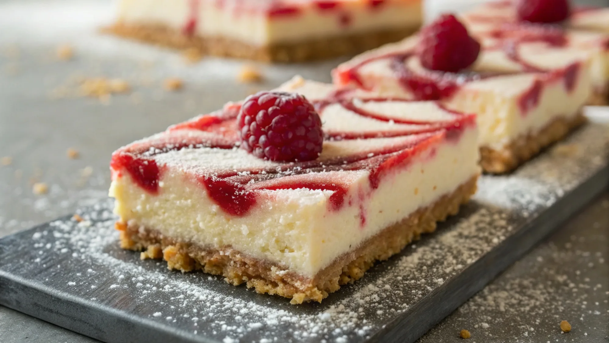 Raspberry Cheesecake Bars